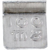 OHAUS 30391012 ASTM Class 7 ECON Weight, 100 mg, One-Piece Flat, No Certificate