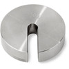 OHAUS 30390768 ECON Stainless Steel Slotted Weight, 100 g, ASTM Class 7, with Non-Accredited Calibration Certificate