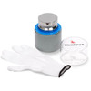 OHAUS 30390320 UltraClass EB Cylindrical Reference Weight, 2 kg, Two-Piece, with Non-Accredited Calibration Certificate
