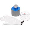 OHAUS 30390347 UltraClass EB Cylindrical Reference Weight, 500 g, Two-Piece, with Accredited Calibration Certificate