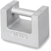 OHAUS 83040255 ASTM Class 5 Cast Iron Grip Handle Test Weight, 20 lb, Two-Piece, with Accredited Calibration Certificate
