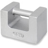 OHAUS 83040259 ASTM Class 5 Cast Iron Grip Handle Test Weight, 30 lb, Two-Piece, with Accredited Calibration Certificate
