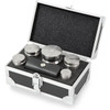 OHAUS 83040371 ASTM Class 5 Test Weight Set, 5 lb to 1/32 oz, 14 Pieces, with Accredited Calibration Certificate