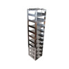 Crystal CFH50-10 Vertical Freezer Rack for 50-Cell Hinged Top Boxes