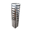 Crystal CFH50-12 Vertical Freezer Rack for 50-Cell Hinged Top Boxes