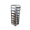 Crystal CFH50-8 Vertical Freezer Rack for 50-Cell Hinged Top Boxes
