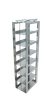 Crystal CFMX-7-2 Vertical Freezer Rack for SBS Tube Racks 2 3/16"-2 7/16" H