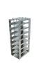Crystal CFS-25-8 Vertical Freezer Rack for 25-Place Slide Boxes