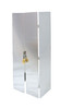 Crystal DP-1210 Security Lock Device for UFLB-22 Upright Freezer Racks | Stainless Steel