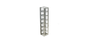 Crystal MCF-7-2 Vertical Freezer Rack for Mini 2" Boxes