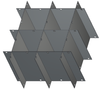 Crystal P39-4R9957 39" Diameter Aluminum Platform Divider for Baxter/Fenwal C-4R9957 Canister Frames