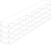 Crystal UFDPCR-64 Upright Freezer Drawer Rack for 0.2 mL 96-Well PCR Tube Boxes