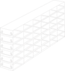 Crystal UFDS-25-66 Drawer Rack for 25-Place Slide Boxes