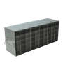 Crystal UFPCR-55L Upright Freezer Rack for 0.2 mL 96-Well PCR Tube Boxes