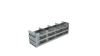 Crystal UFS-432 Upright Sliding Tray Freezer Rack for 2" Boxes