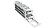 Crystal UFS-442-W-81 Sliding Tray Freezer Rack with 2" Boxes & 81-Cell Dividers Included