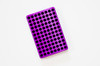 96 Well Aluminum Block, Purple, 1 each