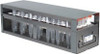 Stainless steel upright freezer drawer rack with 1 drawer for 15 mL conical centrifuge tubes, 16 11/16 inches deep