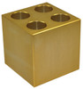 Diversified Biotech CHAM-7050 4-Hole Aluminum Cooling Chamber for 50ml Tubes