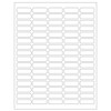 Diversified Biotech CLTT-1000 Clear Laser Tough-Tags® Sheet Labels
