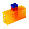 Heathrow Scientific HS29022F 4-Way Tube Rack, Orange, Pack of 5