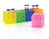 Heathrow Scientific HS29050A Cube Rack Tube Rack, Assorted, Pack of 5