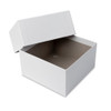 Heathrow Scientific HS2860M Cardboard Tube Storage Box & Lid for 15 & 50 mL Tubes (no insert), White, Pack of 10