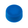 CAP ONLY, Screw Top Micro Tube Cap, O-Ring, Opaque, Blue, Non-sterile, 1000/Case