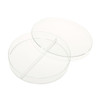 CELLTREAT 100mm x 15mm 2-Compartment Petri Dish, Sterile | Molded Dividers with Airflow | Simultaneous Dual-Organism Studies | 25/Bag | 500/Case | Cat # 229682