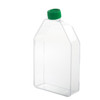 CELLTREAT 225cm² Tissue Culture Treated Flask with Vent Cap, Sterile | Canted Neck, 0.22µm Vent Cap, Interlocking T-Stack Design | 5/Bag | 25/Case | Cat # 229371