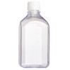 1000mL Square Media Bottle (PETG), Sterile, 24/CS