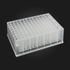 MTC Bio OptiWell D3096-41S 96-well square U-bottom standard deep well plate 2.2mL sterile 50 per case