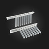 MTC Bio OptiWell D3340-08S tip comb 8-tip V-bottom sterile strip polypropylene KingFisher Flex Accuris IsoPure 480 per pack