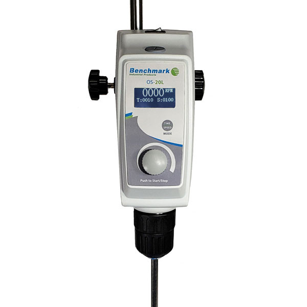 IPS2050-20 Benchmark OS20L Overhead Stirrer, 20 L Capacity, with Stand & 4-Arm Propeller, 120V