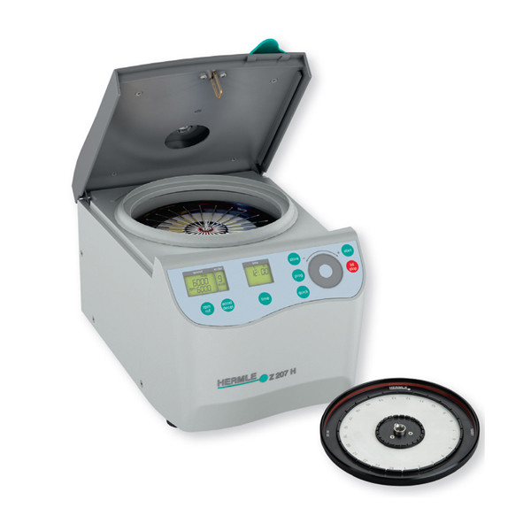 Z207-H Hermle Compact Hematocrit Centrifuge, 24 Capillaries, 13,000 rpm, 120V