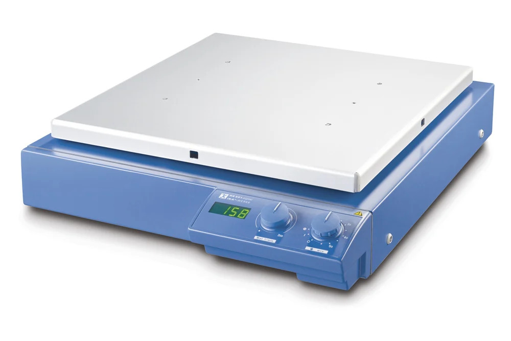 IKA HS 501 digital Low profile laboratory shaker with large mounting surface and load capacity of up to 15 kg