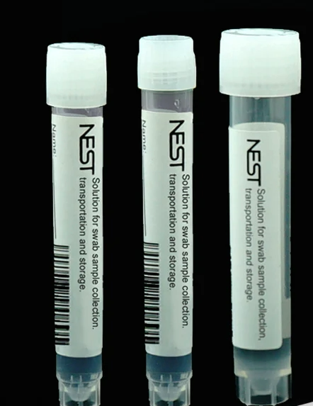 NEST 202135 5 mL Sampler Vial Prefilled with 2 mL Inactivated Transport Medium (ITM), Vial Only