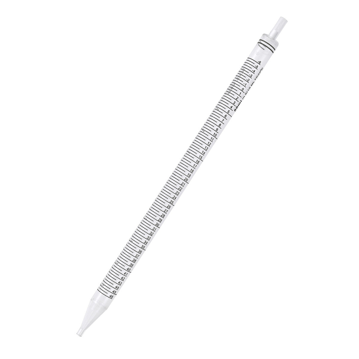 NEST 329002 50 mL Serological Pipette, Plugged, Polystyrene, Purple, Bulk Packed, Sterile, Case of 600 (6 Packs x 100)