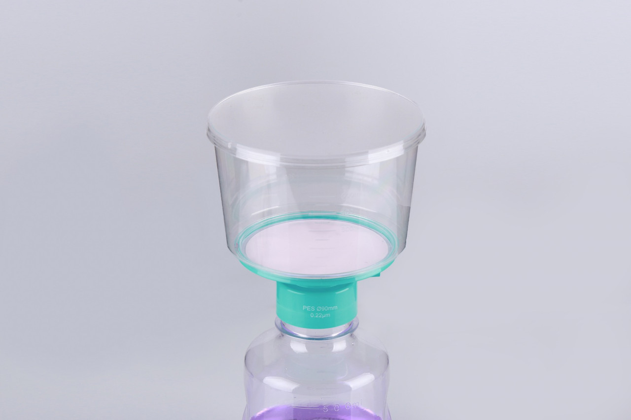 NEST 344113 Bottle Top Vacuum Filter, 1000 mL, 0.45 µm PVDF Membrane, Sterile, Individually Bagged, Case of 24 (24 x 1)