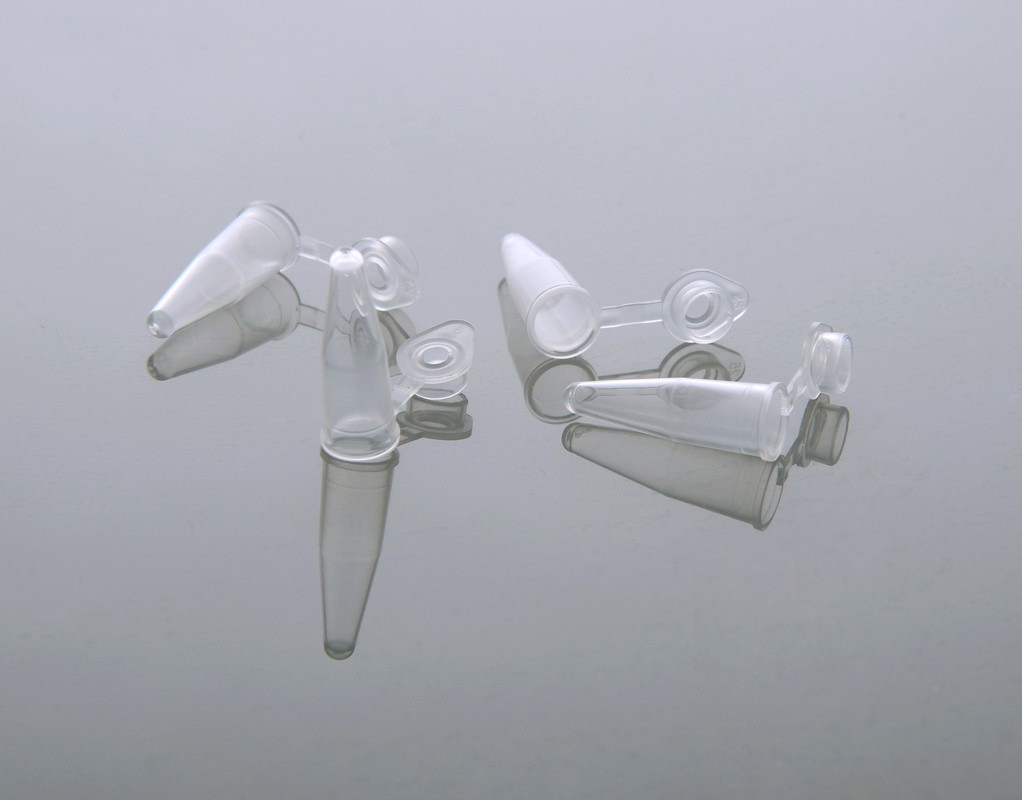 NEST 401001 0.2 mL Thin-Wall PCR Tubes, Individual, Attached Flat Caps, Clear, Polypropylene, Non-Sterile