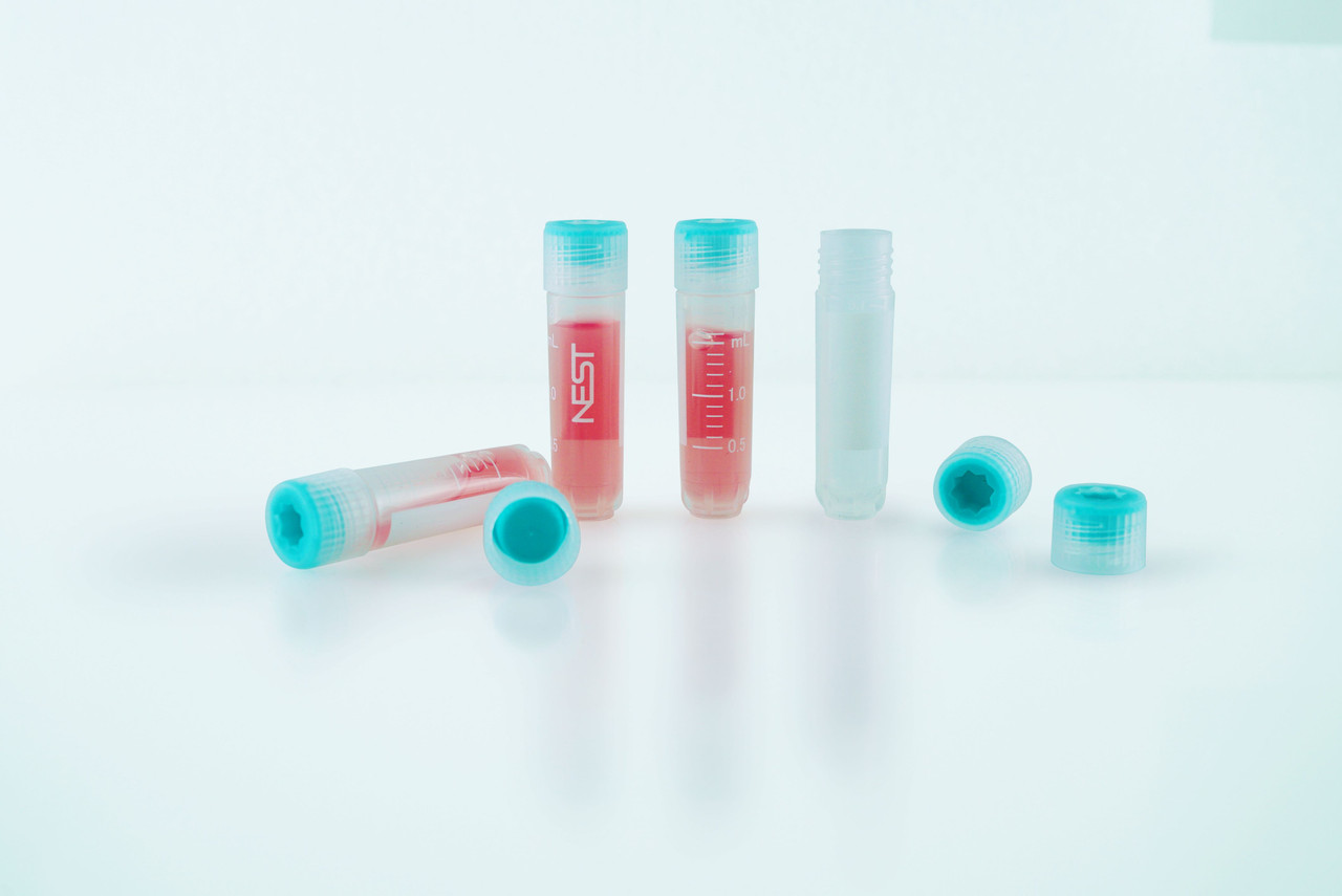 NEST 609401 5.0 mL Cryogenic Vial, External Thread, Self-Standing, Round Bottom, Sterile, Bagged