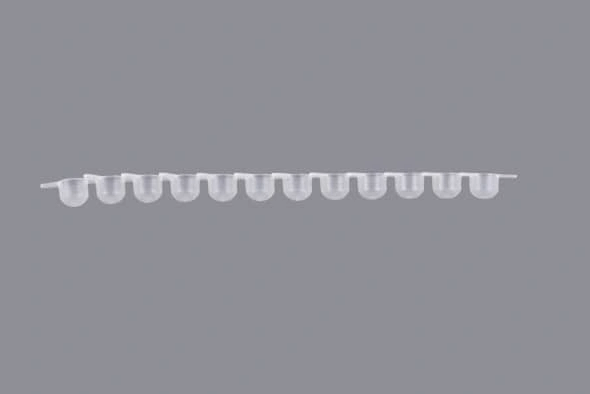 NEST 628931 Cluster Tube Cap Strips, 12-Cap Strip, TPE, for 1.1 mL Cluster Tubes, Non-Sterile, Case of 400 (5 Bags x 80)