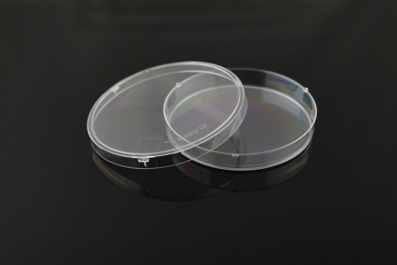 NEST 752101 90 x 15 mm Petri Dish, Safety-Lock Lid, Polystyrene, Vented, Stackable, Sterile
