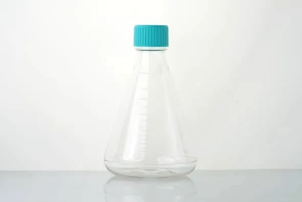NEST 783301 500 mL Erlenmeyer Shaker Flask, PETG, Baffled, Plug Seal Cap, Sterile, Case of 12 (12 x 1)