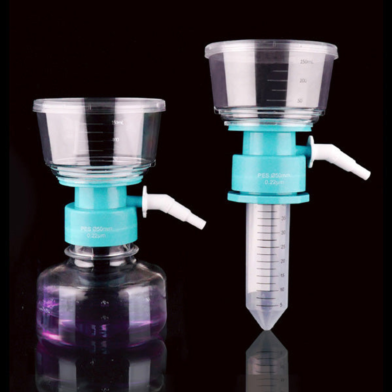 150 mL Vacuum Filtration, 0.45 μm, PVDF, Sterile, 1/pk, 12/cs