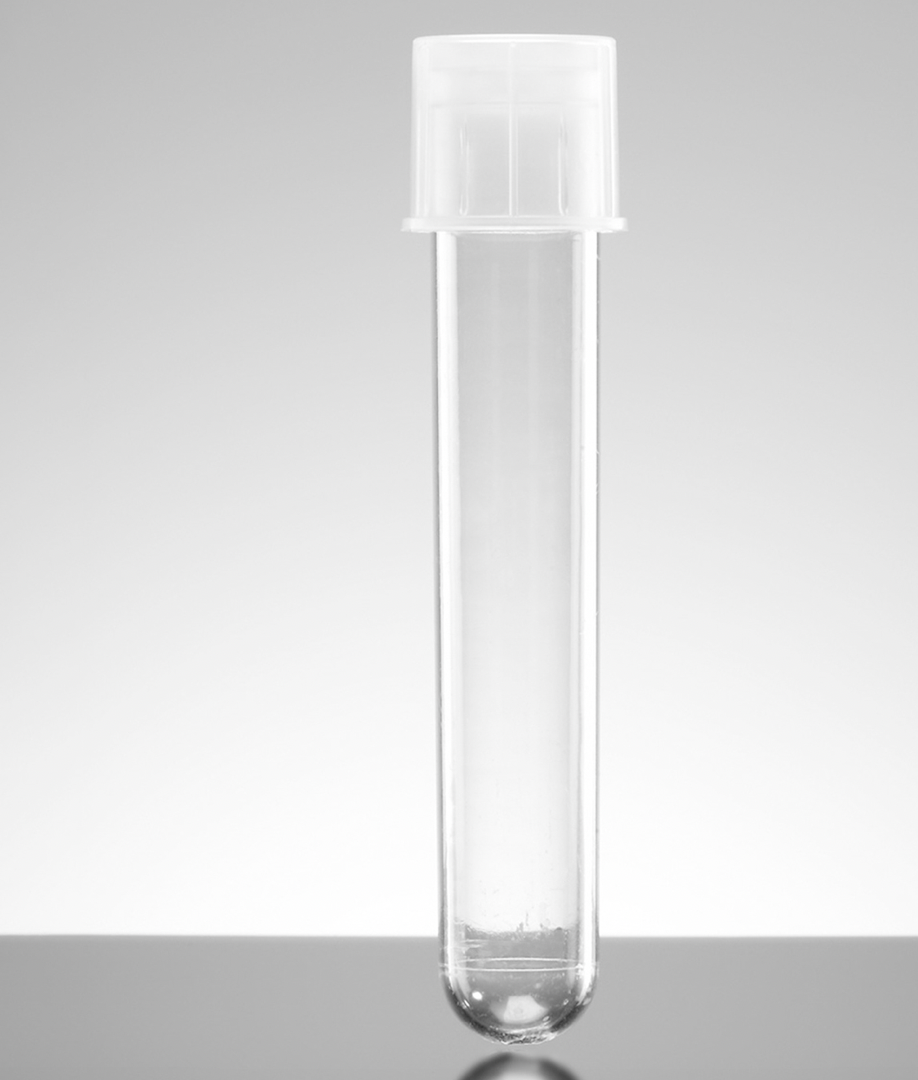 Falcon 352058 5mL round bottom polystyrene test tube dual-position snap cap sterile 12x75mm 25 per pack