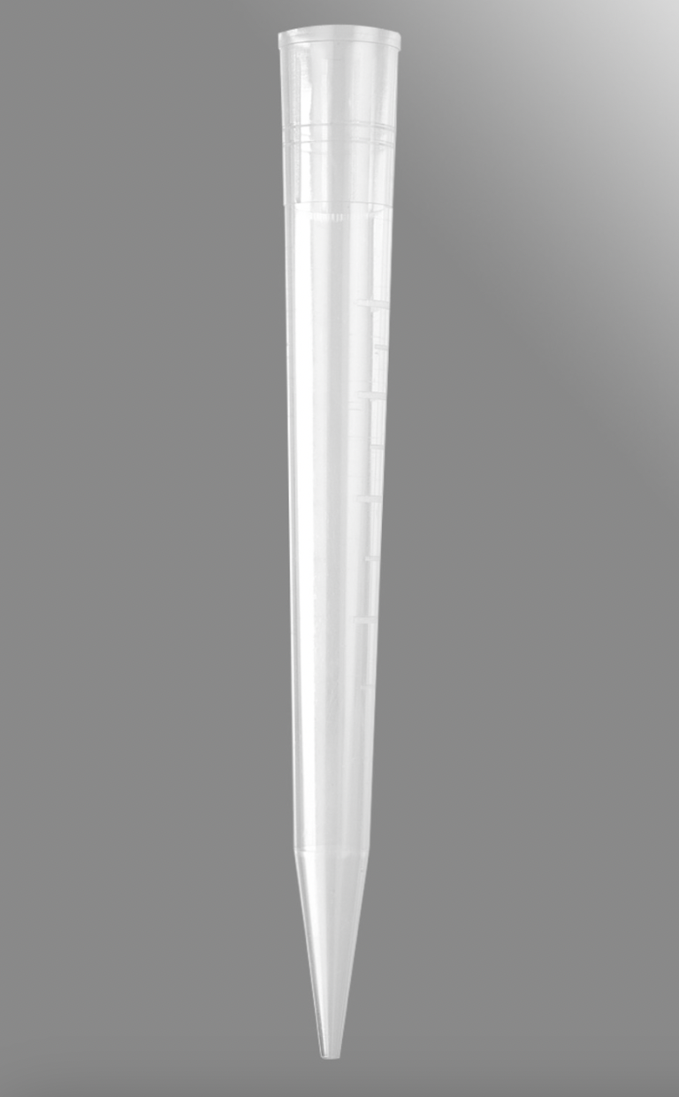 Axygen® 5 mL Macrovolume Pipet Tips, Clear, Graduated, Bulk Packed, 250 Tips/Pack, 10 Packs/Case