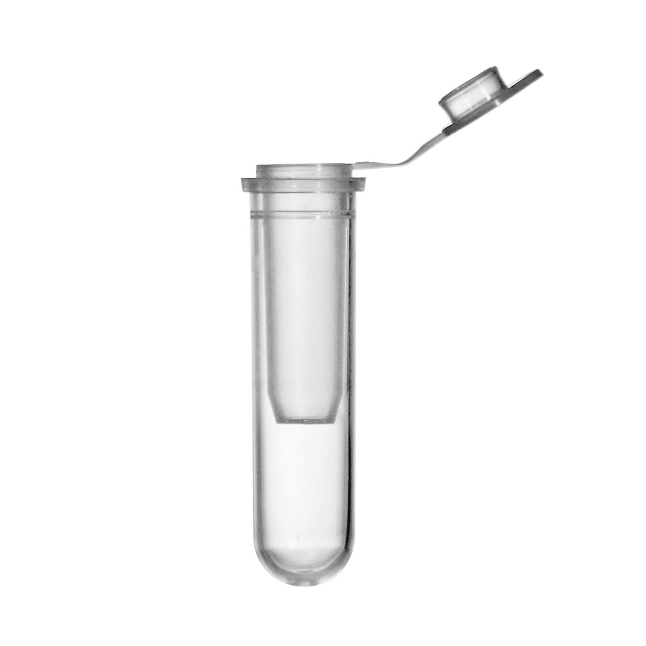 Receiver Tube, 2.0mL, round bottom, without cap, natural color, 500/pk