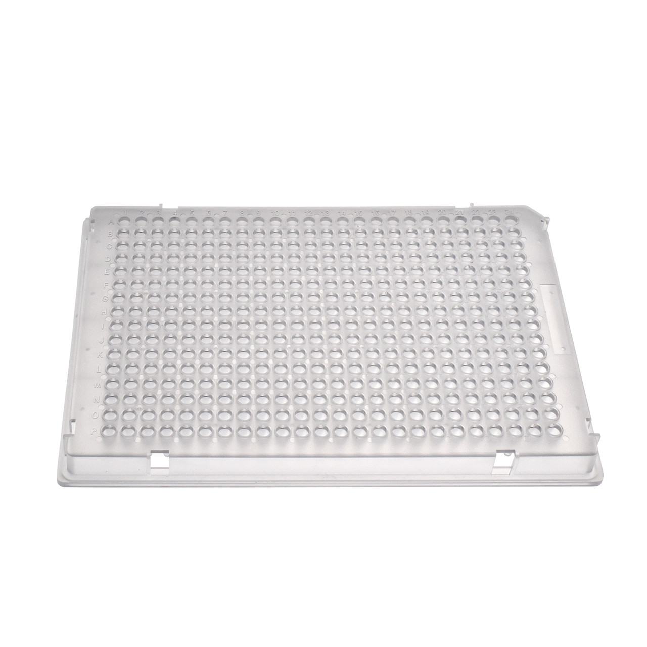 PCR Plates, 384 well, 30µL, full skirt, natural, ABI® type, one notch - A24 , 50/pk