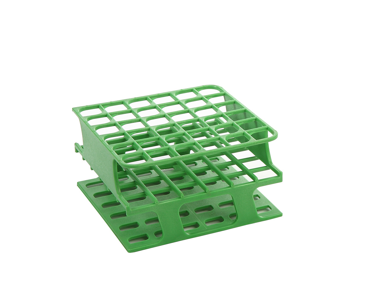 OneRack® Tube Rack Half POM 13mm 36-Place, Green